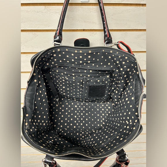 Black and Snake Print Leather Tote Bag & Matching Wallet - Picture 7 of 14